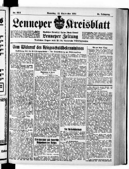 Lenneper Kreisblatt. 1830-1941