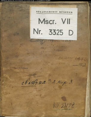 Protokollbuch der Belehnungen der Abtei Herford