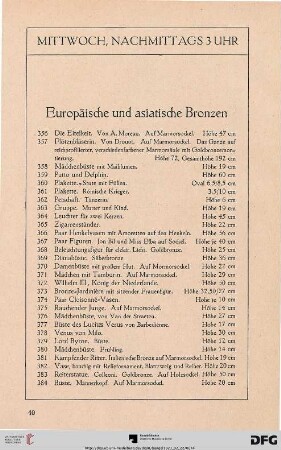 Mittwoch, nachmittags 3 Uhr (Nr. 356-550)