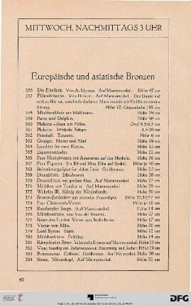 Mittwoch, nachmittags 3 Uhr (Nr. 356-550)