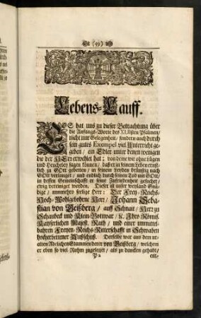 59-74, Lebens-Lauff.