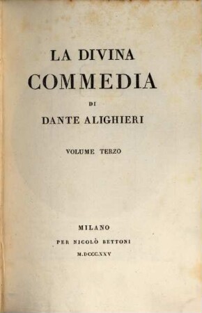 La divina commedia, 3
