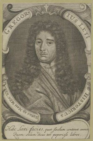 Bildnis des Gregorius Leti