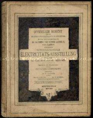 Katalog der Münchener Elektrizitäts-Ausstellung 1882