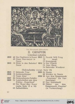 II. Graphik (Nr.68-88)