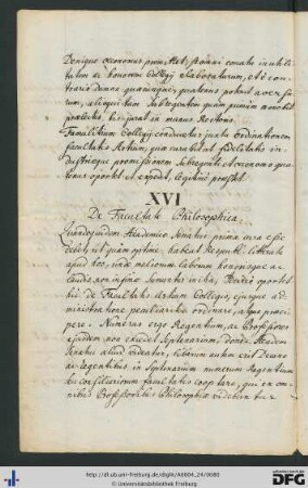 [fol. 39] De facultate philosophica