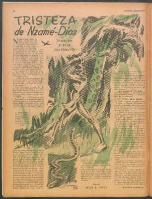 Tristeza de Nzamé-Díos : Cuento por F. Diaz Bustamante