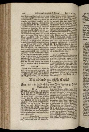 Das acht und zwanzigste Capitel