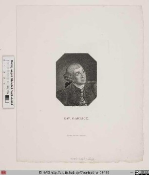 Bildnis David Garrick