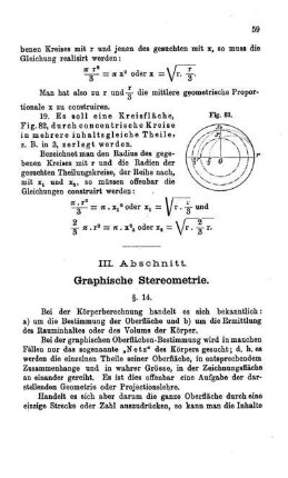 III. Abschnitt. Graphische Stereometrie.