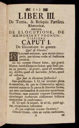 1-12, Caput I - III