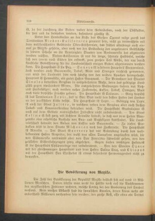 Die Bevölkerung von Mexiko.
