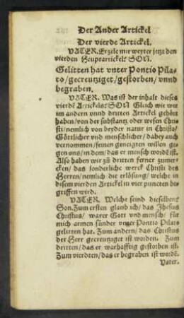 Der vierde Artickel.