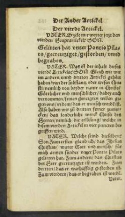 Der vierde Artickel.