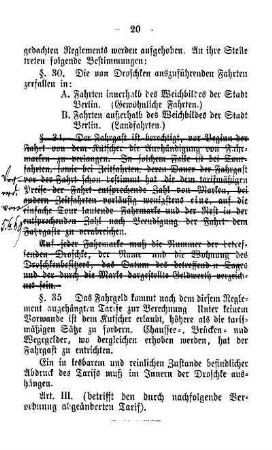 Merkzeichen: [Streichung §. 34]; Marginalie