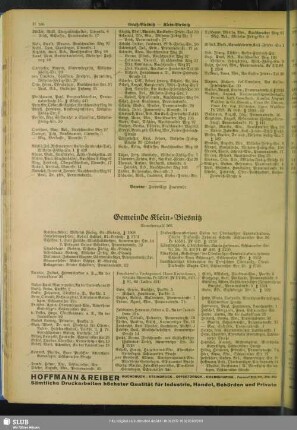 Gemeinde Klein-Biesnitz