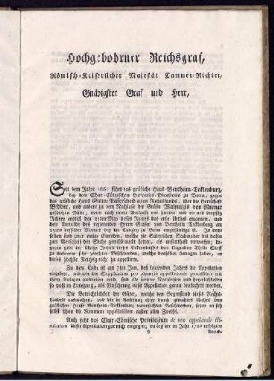 Einleitung. Rechtfertigung der Formalien und Begründung des Gerichtstandes