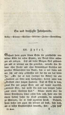 Ein und dreißigste Jobelperiode