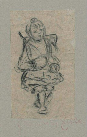Mädchen mit Schulmappe