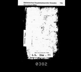 Konsensbuch der Ratsdörfer und der Stadt Zittau, Bd. 11