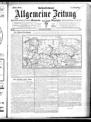 Gelsenkirchener allgemeine Zeitung. 1904-1943