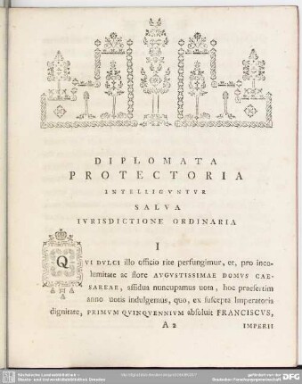 Diplomata Protectoria Intelligentur Salva Iurisdictione Ordinaria