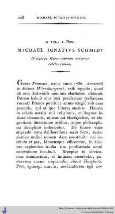 Michael Ignatius Schmidt.