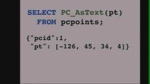 LIDAR In PostgreSQL With Pointcloud