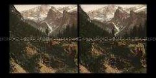 Wachposten an einem Gebirgspass an der Südfront