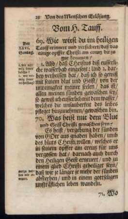 Vom H. Tauff.