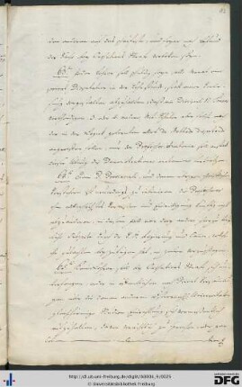 [fol. 12] 65. Verbot über anderen österreichische Studien verächtlich zu sprechen