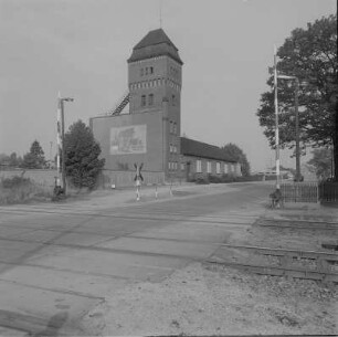 Niesky, Waggonbau : Niesky (Niederschlesischer Oberlausitzkreis), Waggonbau Niesky, Muskauer Straße 51 (um 1900), Straßenansicht