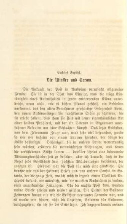 Sechstes Kapitel. Die Uliasser und Ceram
