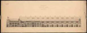 Hauptbahnhof, Frankfurt/Main Empfangsgebäude: Seitenansicht