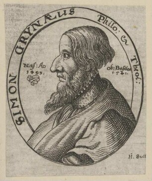 Bildnis des Simon Grynaeus