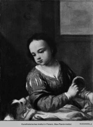 Mädchen mit Hund