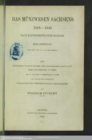 1: Die Zeit von 1518-1525 umfassend