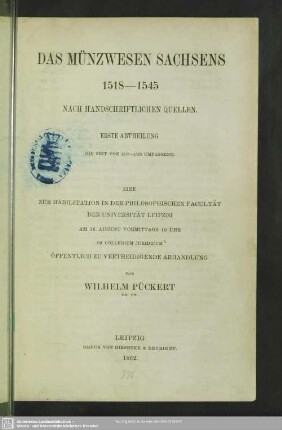 1: Die Zeit von 1518-1525 umfassend