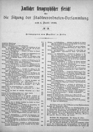 No. 19, 1. Juni 1893