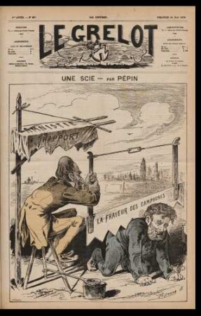 Une scie, par Pépin