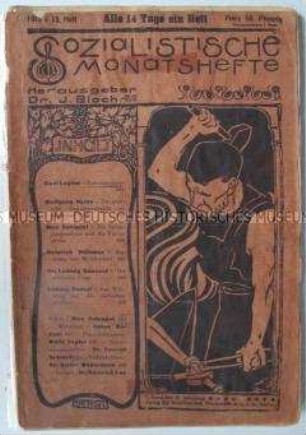 Gesellschaftstheoretische Halbmonatszeitschrift "Sozialistische Monatshefte"