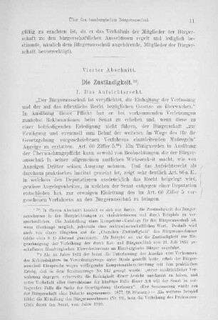 Vierter Abschnitt. Die Zuständigkeit.