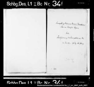 Schuldforderung des Domkapitels zu Minden an Borries von Münchhausen