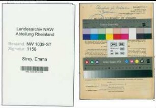 Entnazifizierung Emma Strey , geb. 21.02.1889 (Studienraetin)