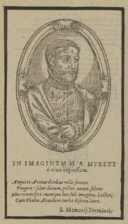 Bildnis des Marcus Antonius Mureto