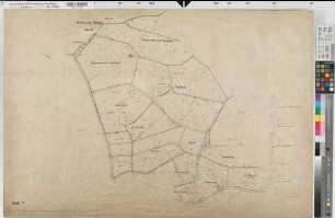 Vorhelm (Ahlen), Flurbereinigung Vorhelm, Bl. 7 Zuteilungskarte Vorhelm Flur 7