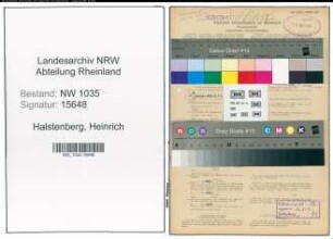 Entnazifizierung Heinrich Halstenberg , geb. 28.09.1913 (Steiger)