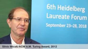 6th HLF – Interviews with mathematics and computer science laureates: Silvio Micali