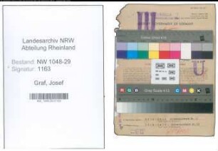 Entnazifizierung Josef Graf , geb. 29.05.1901 (Beamter)