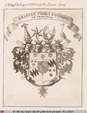 Wappen des Grafen Emanuel von Törring-Gronsfeld